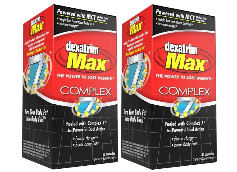 ILIOS Dexatrim Max Complex-7 bottle front view highlighting appetite control features