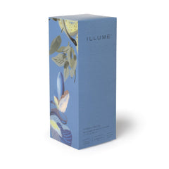 Illume Citrus Crush diffuser alcohol-free label close-up for safe use