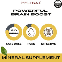 Immu-nat Colloidal Gold Water glass pour highlights nano gold for calm focus