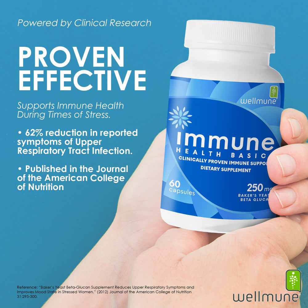 Immune Health Basics Wellmune beta glucan close-up for daily wellness