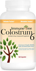 Immune-Tree colostrum bottle cap close-up highlighting safety seal and purity