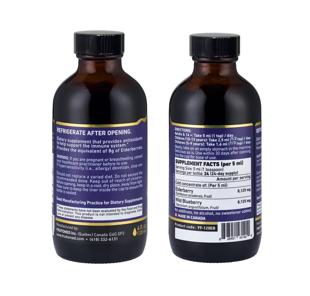 Measuring cup with Immunia concentrate for precise daily dosage.