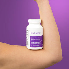 Immunotec Contralenta label detail showing ingredients and usage guidance for mobility support