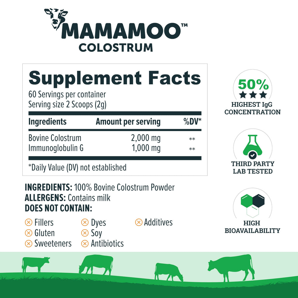 MamaMoo scoop-dispense demonstrates easy daily dosing for all ages