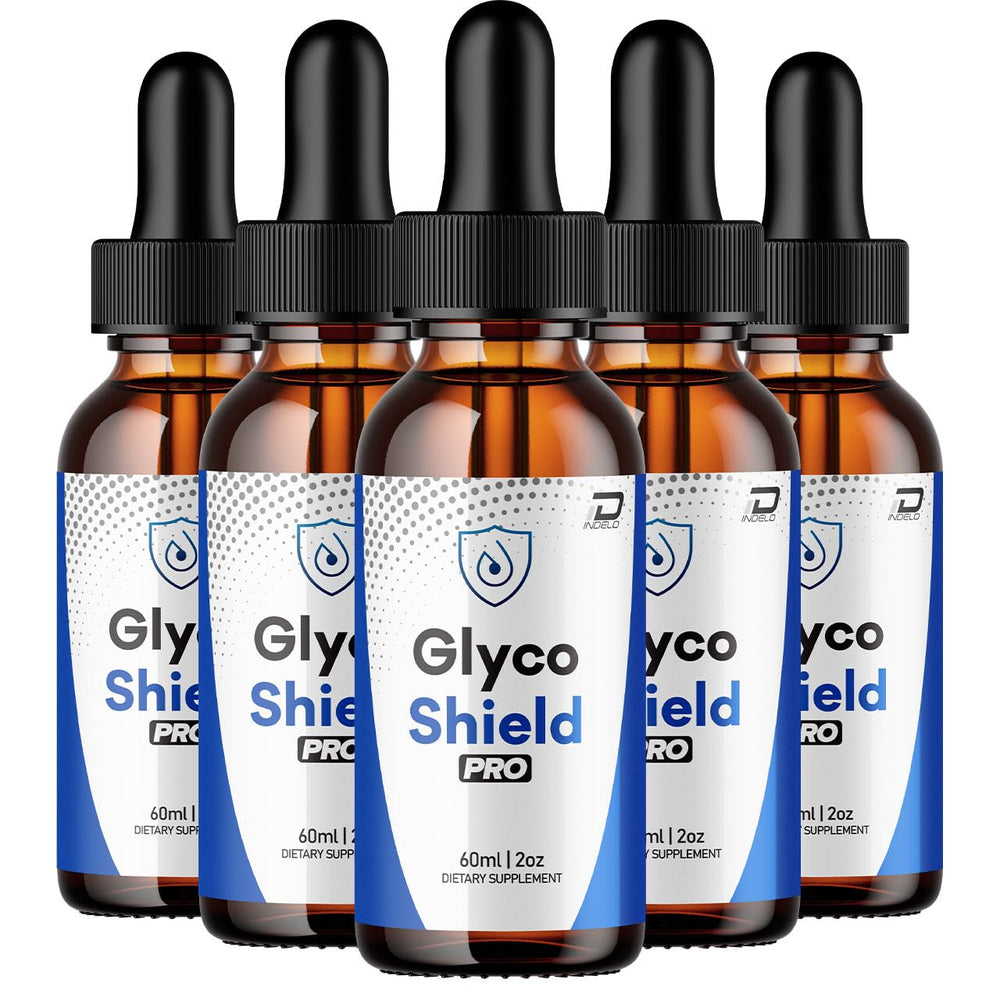 Indelo Glyco Shield Pro bottle with dropper for precise daily dosing.