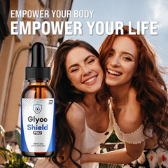 Indelo Glyco Shield Pro liquid being dispensed with the dropper.