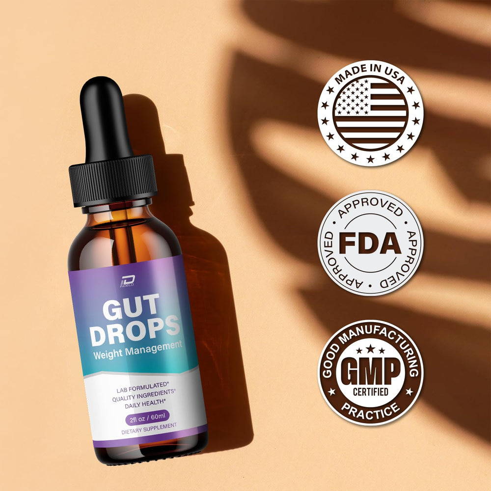 Indelo Gut Drops nature scene suggesting daily wellness on the go