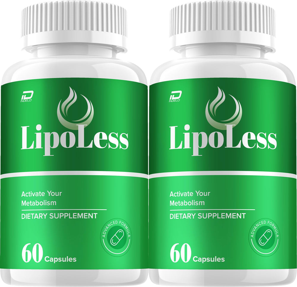 Indelo LipoLess front label, a natural daily wellness option