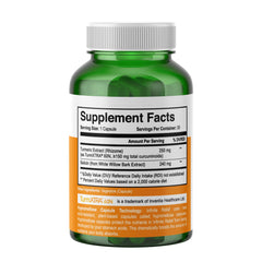 INFINITE AGE Infinite Relief capsules closeup highlighting turmeric and white willow blend.