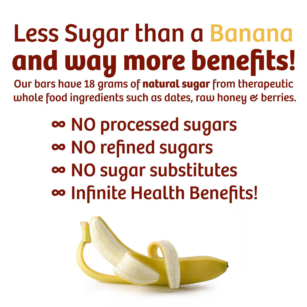 Infinity Greens Infinity C bar nutrition label, emphasizing non-GMO and organic ingredients.