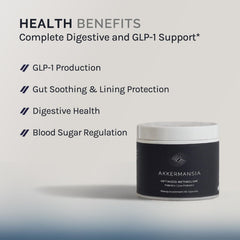 InfiniWell Akkermansia capsules closeup highlighting potent gut health benefits.