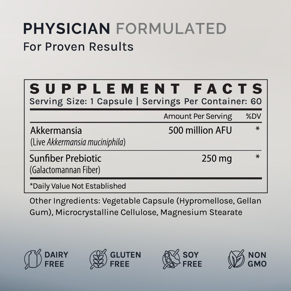 InfiniWell digestive support packaging shown in a product display.