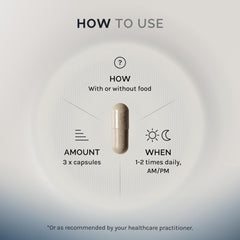 InfiniWell GI Prime bottle-on-table suggests a simple daily ritual for digestion.