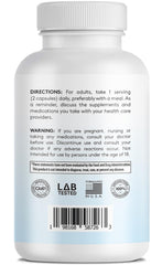 Infusions Pure CoQ10 bottle label shows gluten-free and non-GMO claims
