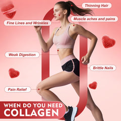 Close-up of collagen complex indicating 5000mg per serving in ingreens gummies