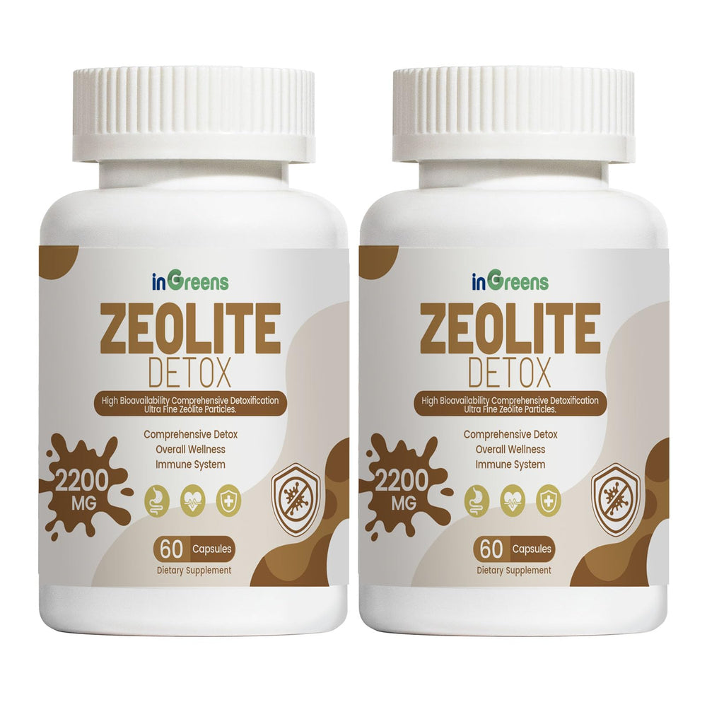 inGreens Zeolite Detox capsules bottle for daily wellness and cleansing