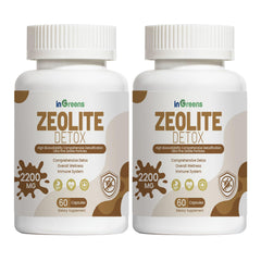 inGreens Zeolite Detox capsules bottle for daily wellness and cleansing