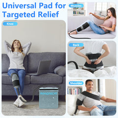 Inmoredo Cold Therapy Machine whisper-quiet pump supports restful sleep.
