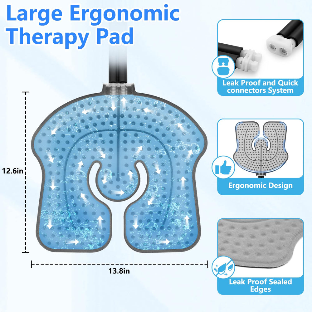 Inmoredo Cold Therapy Machine timer control enables flexible treatment sessions.