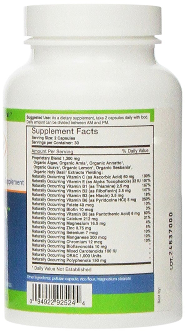 Innate Choice Vita Sufficiency capsules closeup highlighting vegetarian capsules for daily supplementation