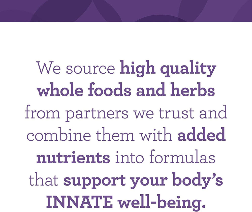 Innate Response Formulas Baby Me Multivitamin gluten-free claim on packaging.