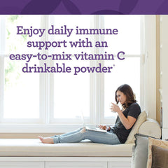 Innate Response Formulas vitamin C powder dissolving in water for quick refresh