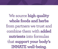 Brand logo and clean design signaling trusted nutrient support.