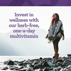 Nutrition label highlights B vitamins and Vitamin D3 for daily support.