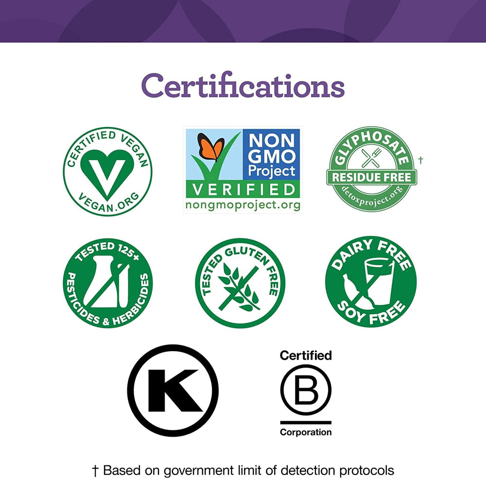 Innate Response Formulas Selenium non-GMO badge indicating product transparency.