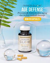 Inner Glow Pycnogenol antioxidant spotlight image for tone and glow.