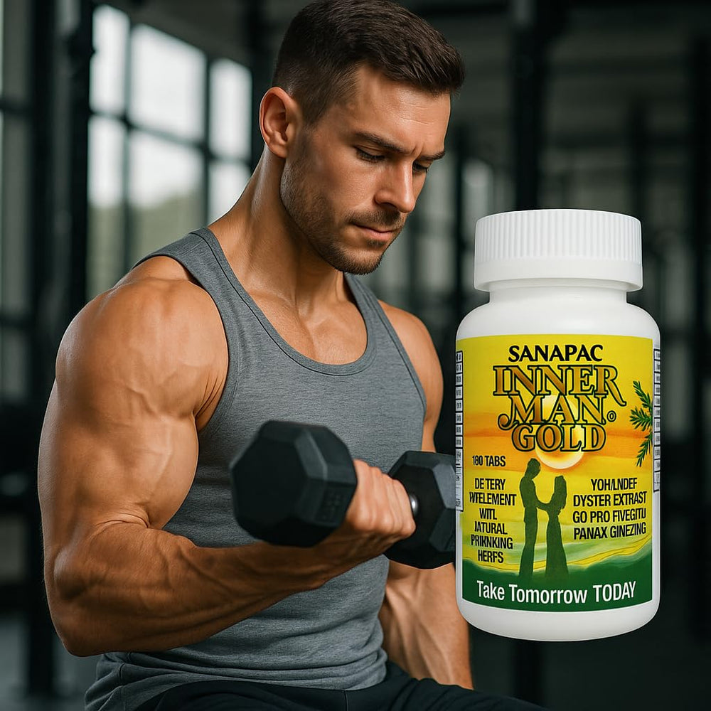 Inner Man Gold daily-use tablets for routine wellness.