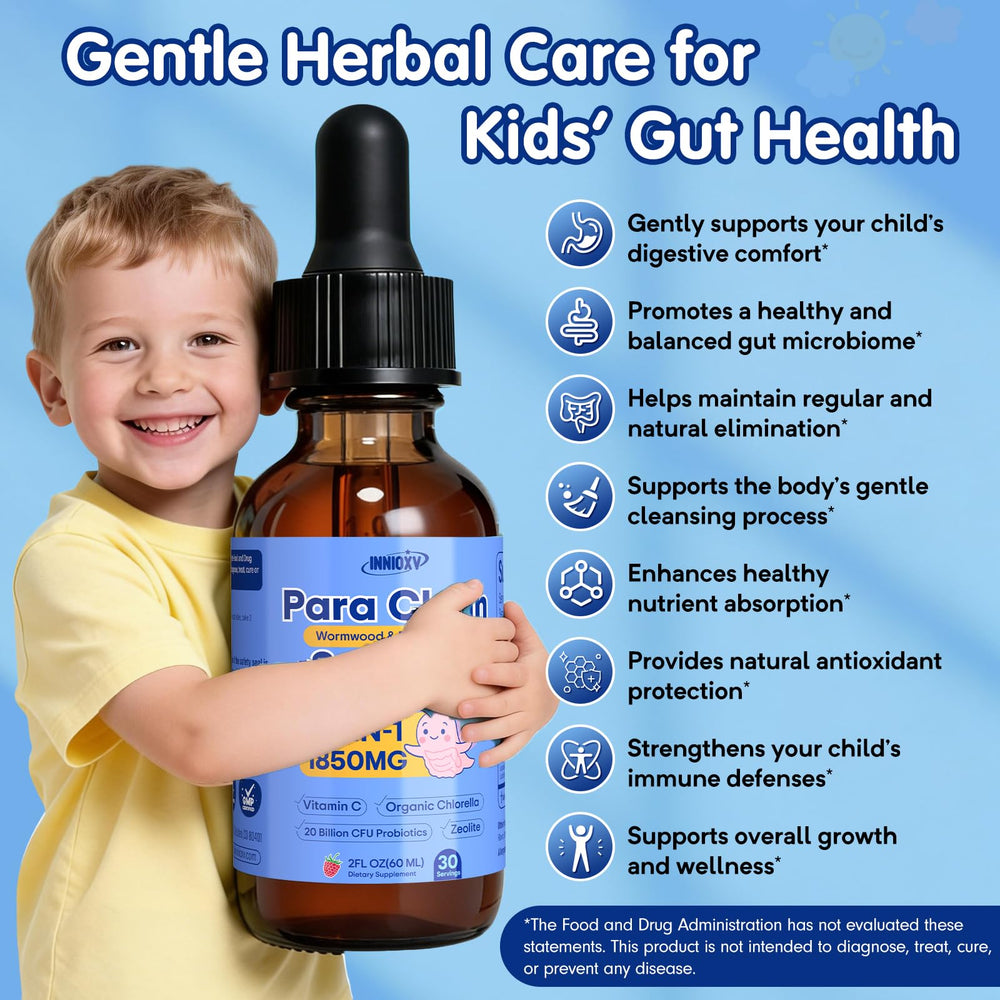 INNIOXV Parasite Cleanse probiotics inside support gut balance.