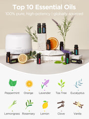 InnoGear diffuser offers continuous and intermittent mist modes for ambience.
