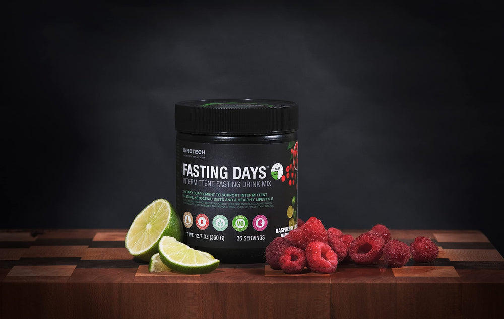 Innotech Nutrition Solutions Fasting Days scoop-and-mix image—quick preparation for fasting days.