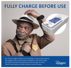 Inogen Extended battery dimensions—compact size for travel-friendly compatibility.