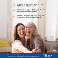 Travel-ready power solution for Inogen One G5 and Rove 6.