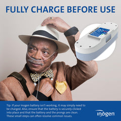 Inogen One G3 Extended Battery demonstrates compatibility for easy replacement in your system.