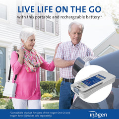 Backup power solution for travel and daily activities with Inogen.