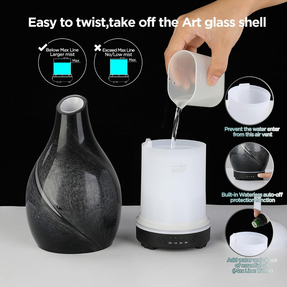 INRORANS Star River Diffuser night light feature for cozy ambiance