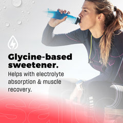 INSALTD electrolyte powder dissolving in water for quick hydration