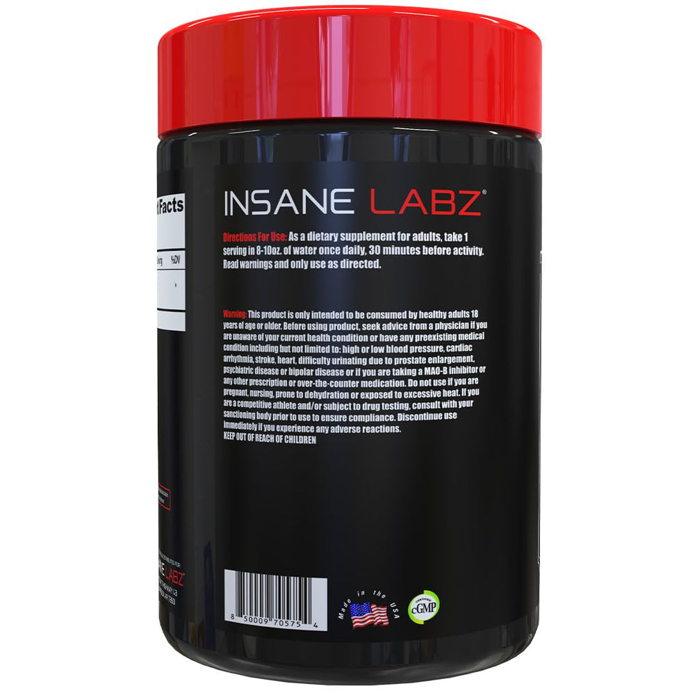 Insane Labz Creatine Monohydrate powder scoop for easy daily dosing.