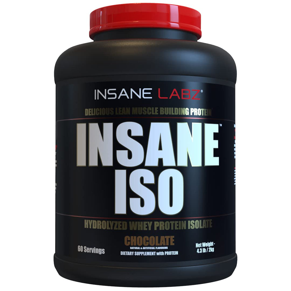 Insane Labz Insane ISO Whey bottle ready for post-workout recovery