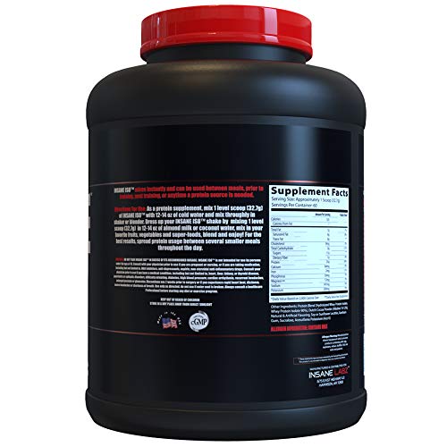 Insane Labz Insane ISO Whey scoop highlights precise serving for macro goals