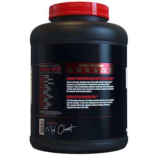 Insane Labz Insane ISO Whey shaker demonstrates quick mixability for smooth shakes
