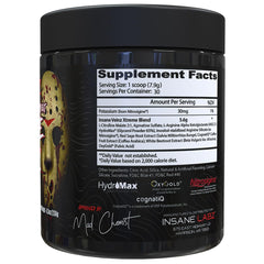Insane Labz Insane Veinz Xtreme powder scoop highlights rapid, sustained pumps during training