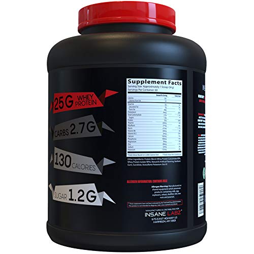 Insane Labz Insane Whey post-workout shake with smooth mixability for recovery support