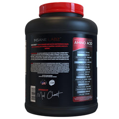 Scoop of Insane Whey blended into a shake for lean gains