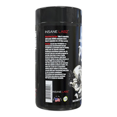 Insane Labz Psychotic Black Edition label detail with key ingredients