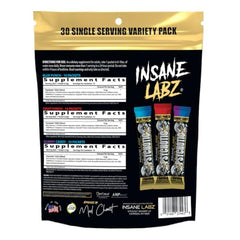 Insane Labz Psychotic Gold powder-texture reveals fine granules ready to mix.