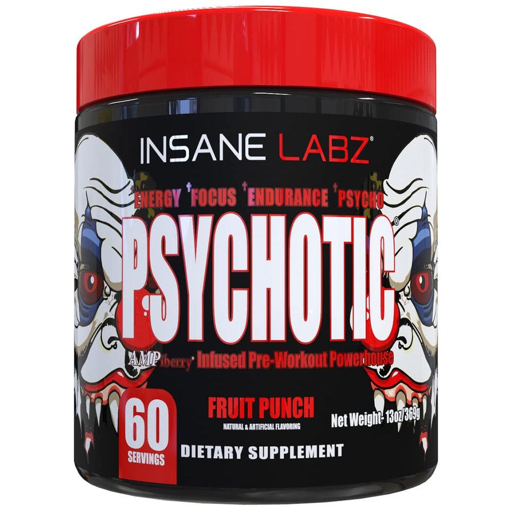 Insane Labz Psychotic tub front view signals intense energy potential.